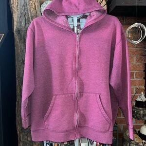 Just My Size Women's Purple Full-Zip Hoodie